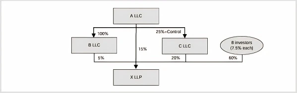 Example 9: Ownership conditions through Related Parties